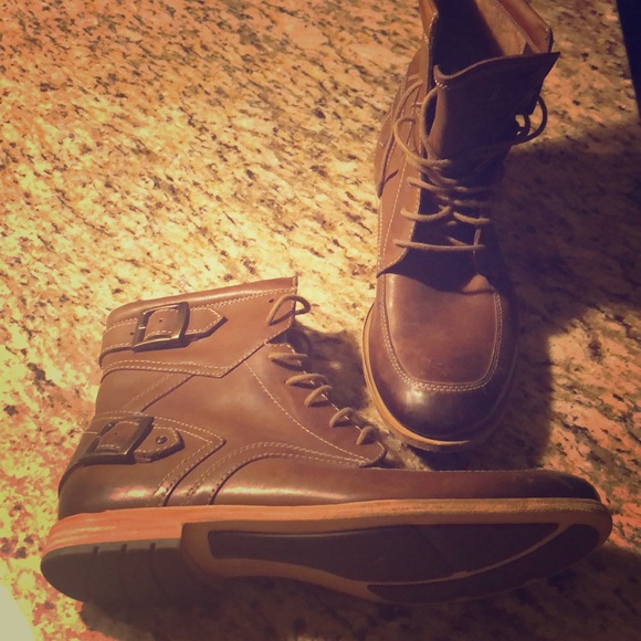 Rockport Brown Boots 10.5 - Picture 1 of 4